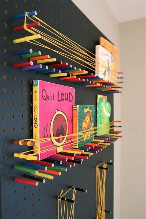 15 Clever And Creative Ways Of Using Pegboards In Kids Rooms Kidsomania