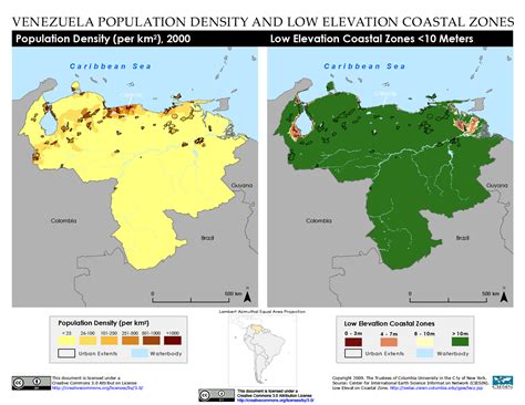 Venezuela Population Density Map Lake Sakakawea Fishing Map