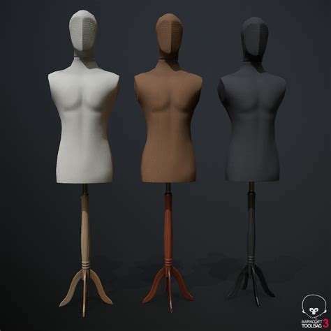 Mannequins Low Poly 3d Model Cgtrader