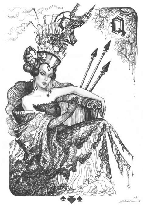 Excited by negative urges, the queen of spades will deliberately block the consultant's path in order to harm him/her. Queen of spades | Queen of spades tattoo, Queen of spades ...