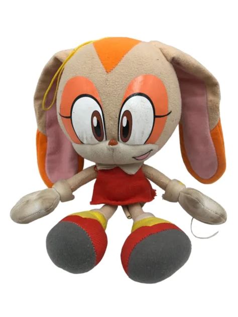 Sonic The Hedgehog Great Eastern Cream Rabbit Plush Doll Toy 2014 Rare