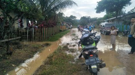 Banjir Kembali Terjang Solok Selatan Puluhan Rumah Warga Terendam