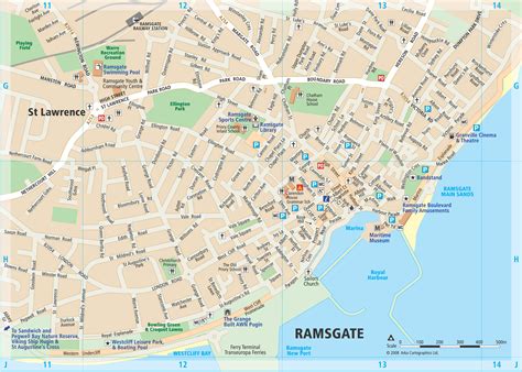 Ramsgate Tourist Map Ramsgate England Mappery