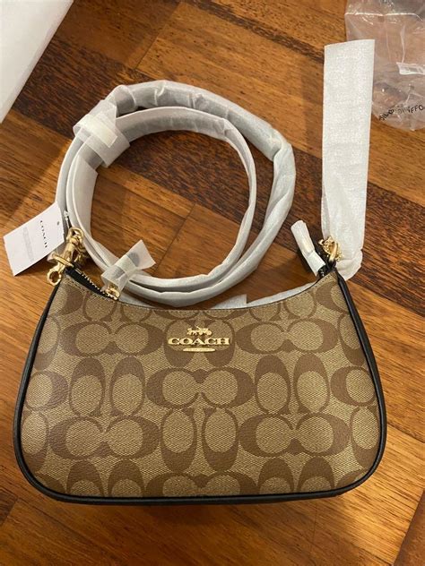 Coach Teri Shoulder Bag In Signature Canvas Luxury Bags And Wallets On