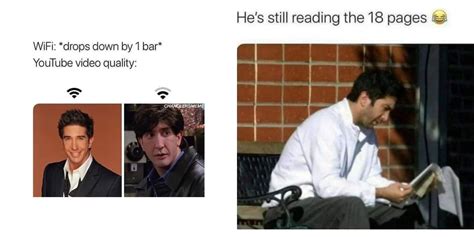 Friends 10 Memes That Perfectly Sum Up Ross Rachel S Relationship