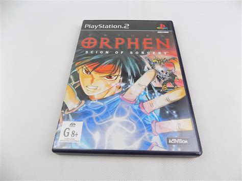 Mint Disc Playstation 2 Ps2 Orphen Scion Of Sorcery Inc Manual