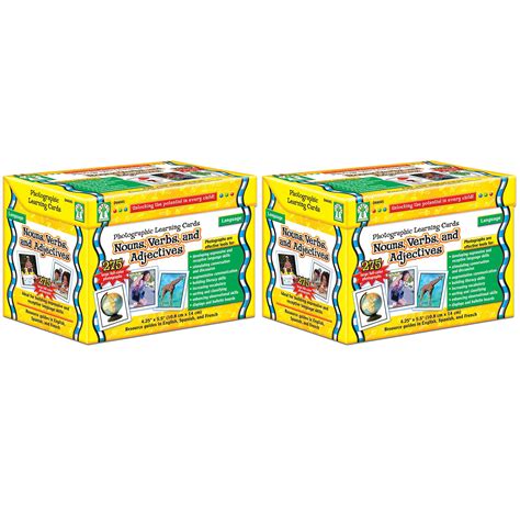 Buy Carson Dellosa Nouns Verbs And Adjectives Learning Cards D44045 2 Pack Online At