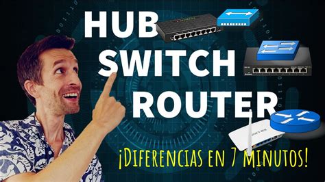 Diferencias Entre Hub Switch Y Router Explicado Rápido Y Fácil Youtube