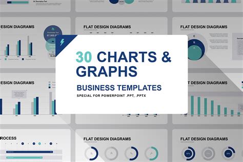 Charts And Graphs Powerpoint Presentation Templates ~ Creative Market