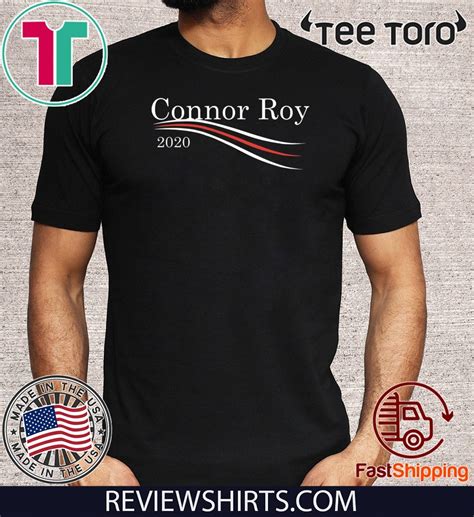 Connor Roy 2020 Official T Shirt Shirtelephant Office