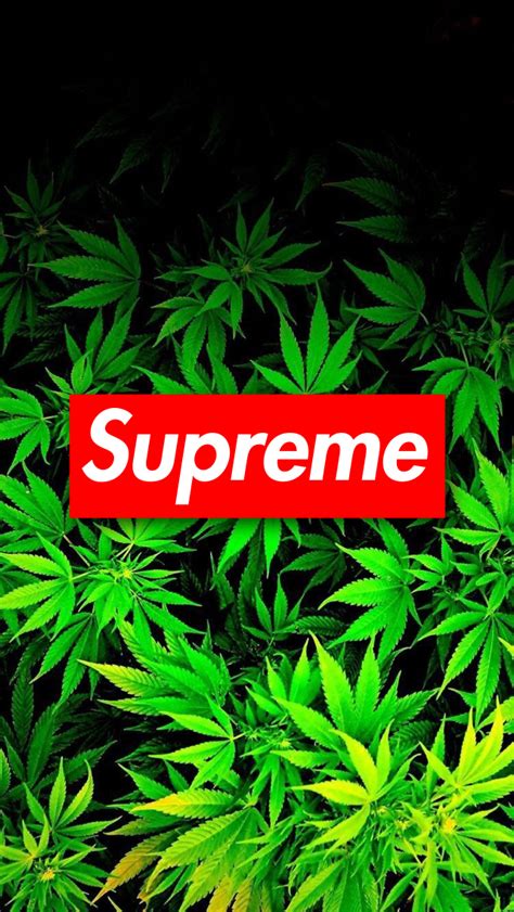Tons of awesome spongebob weed wallpapers to download for free. Cool Supreme Weed Wallpapers
