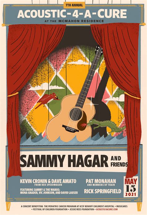 Acoustic 4 A Cure Vii 51521 Sammy Hagar And Friends With Kevin Cronin And Dave Amaato Reo