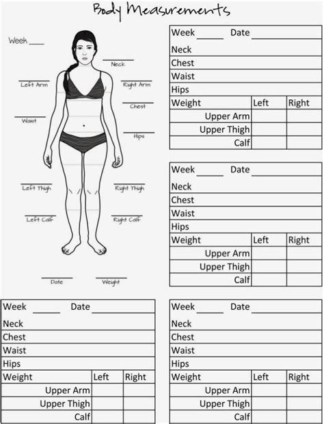 Parts Of Body Charts