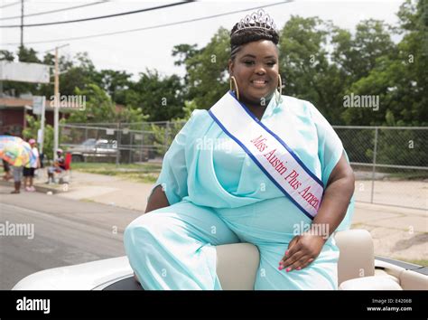 Miss Austin Plus America Wears Crown During A Juneteenth Celebration