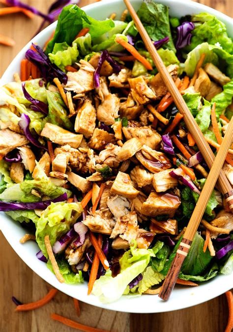 Sweet and slightly tangy, these chinese chicken salad wraps get their crunch from roasted almonds and crispy chow mein noodles. Chinese Chicken Salad - Life In The Lofthouse