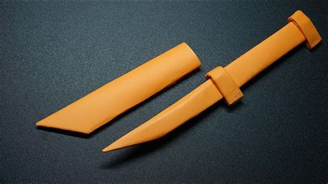 How To Make A Paper Sword Part 4 Easy Origami Tutorial Diy Ninja