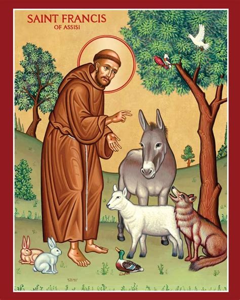 SAINT FRANCIS OF ASSISI FEAST 4 OCTOBER Feast Of St Francis St