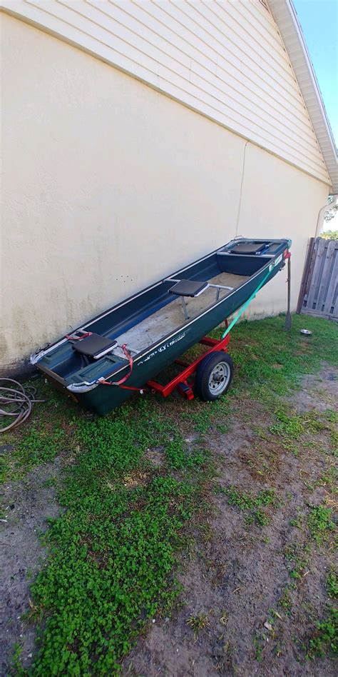Coleman crawdad 11ft Jon boat & trailer for Sale in Daytona Beach, FL