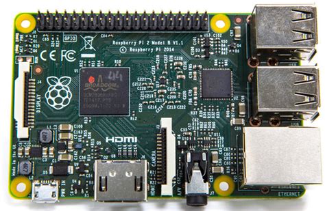 Raspberry Pi 2 Model B Features Broadcom Bcm2836 Quad Core Processor