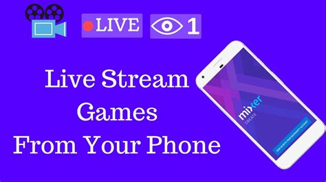 How To Live Stream Games From Your Phone Youtube