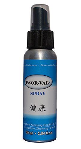 Psor Val Fast Acting Zinc Pyrithione Skin Disorder Relief Spray For