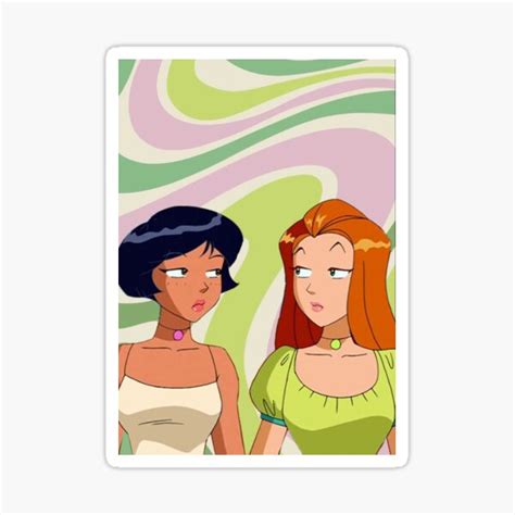 Alex And Sam Totally Spies Sticker For Sale By Nastyushka Redbubble
