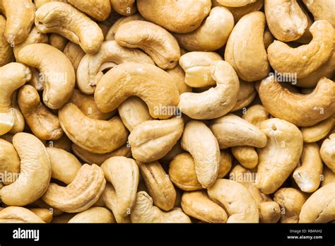 Roasted Cashew Nuts Texture Of Nuts Top View Stock Photo Alamy