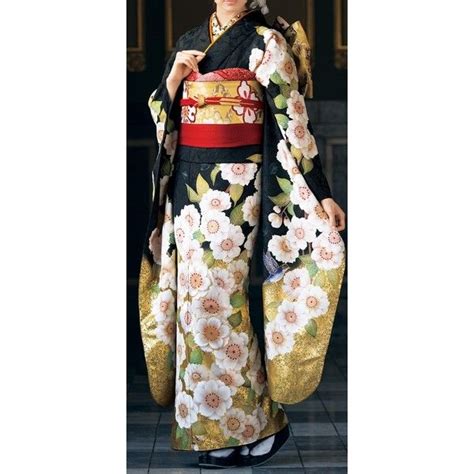 Thanks Days Kimono Kimonoyukatafurisode Liked On Polyvore Japanese