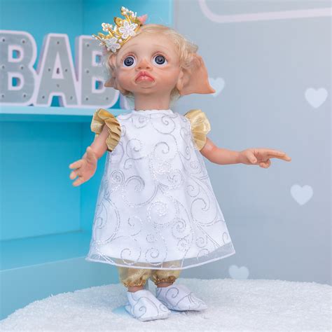 Npk 14inch Reborn Full Body Fairy Elf Already Painted Finished Doll