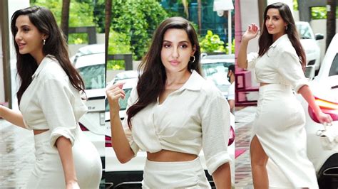 Nora Fatehi H Ttest Video Ever Spotted Tseries Office Andheri
