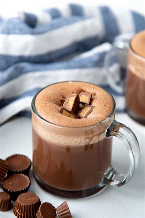 Peanut Butter Hot Chocolate Recipe The Flavor Bender