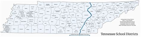 Knoxville Tennessee Time Zone Map