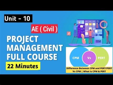 TNPSC AE Civil Project Management CPM PERT Additional Study