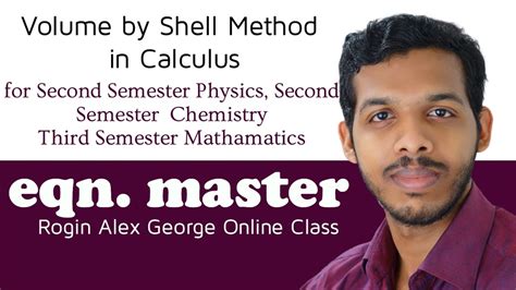 Volume By Shell Method In Calculus Youtube
