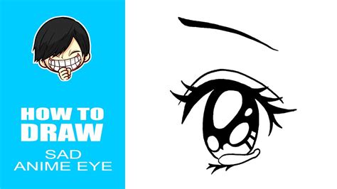 How To Draw Sad Anime Eye Step By Step Youtube