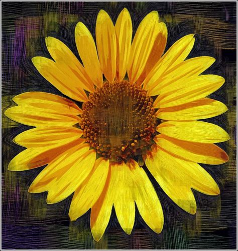 All This Is That Painting Flowers No 25 Sunflower