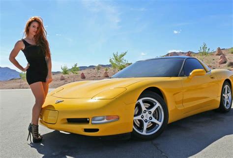 Kim B Viva Las Vegas Autos Girls 2003 Chevrolet Corvette Chevrolet