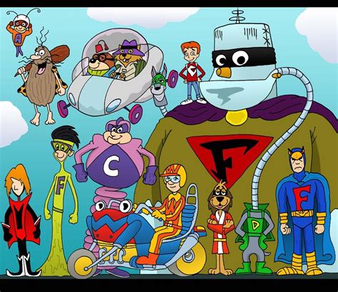 Hanna Barbera Heroes By Lordwormm On Deviantart Hanna Barbera