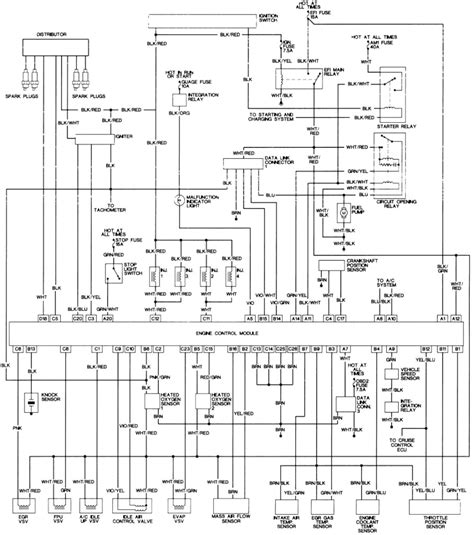 1993 Toyota Corolla Wiring Schematic - Wiring Diagram