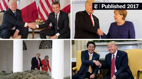 All The Presidents Handshakes The New York Times