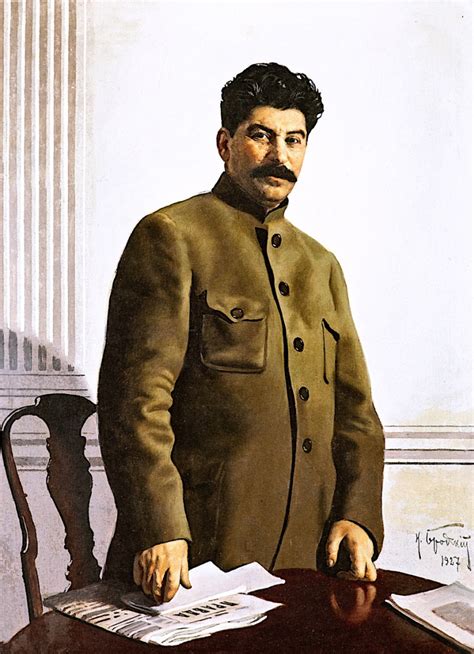 Исаак Израилевич Бродский Портрет Иосифа Сталина 1927 85116 см