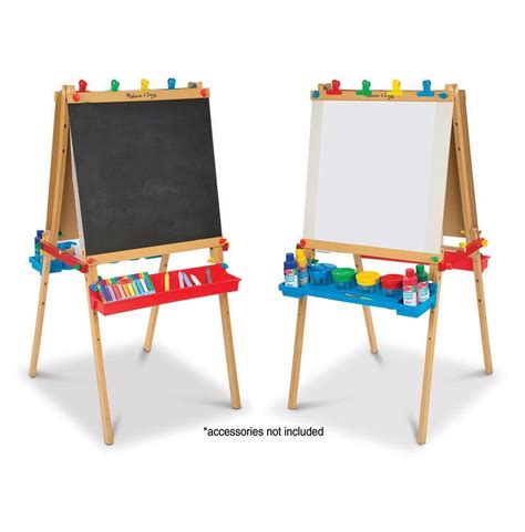 Melissa And Doug Deluxe Standing Art Easel Dry Erase Board