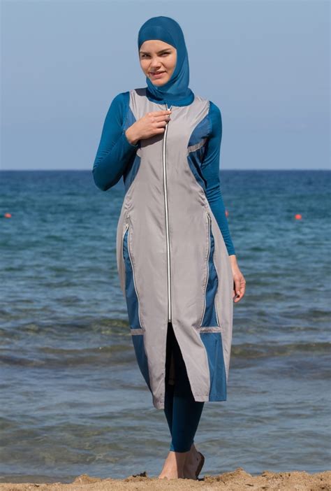 Modest Muslim Swimwear Islamic Full Body Burkini Beach Swimming Costume Swimsuit Floral Swimwear