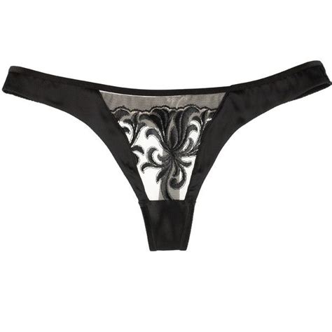 Elle Macpherson Obsidian Eleanor Thong Found On Polyvore Cute Lingerie