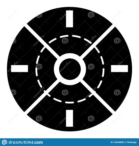 Game Crosshair Icon Simple Style Stock Vector Illustration Of Design