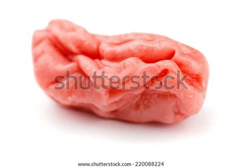 Piece Pink Chewed Bubble Gum Isolated Stock Photo 220088224 Shutterstock