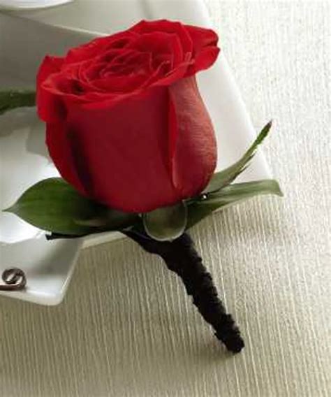 Rose Bout Red Red Rose Bout In 2022 Red Rose Boutonniere Red Wedding Flowers Red Rose Wedding