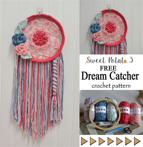 Dream Catcher Delight Free Crochet Pattern Sweet Potato 3