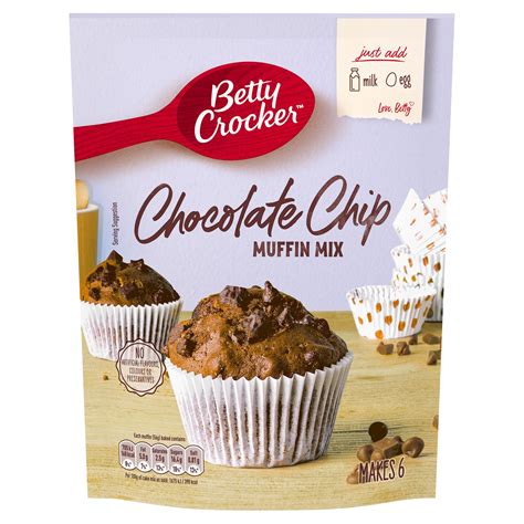 Betty Crocker Chocolate Chunk Muffin Mix Kit 335g Ubicaciondepersonas Cdmx Gob Mx