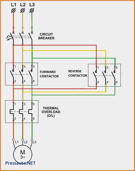 45 Unique Reversing Motor Starter Wiring Diagram Electrical Circuit